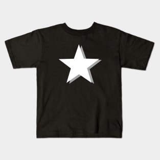 Monochrome Stars Kids T-Shirt